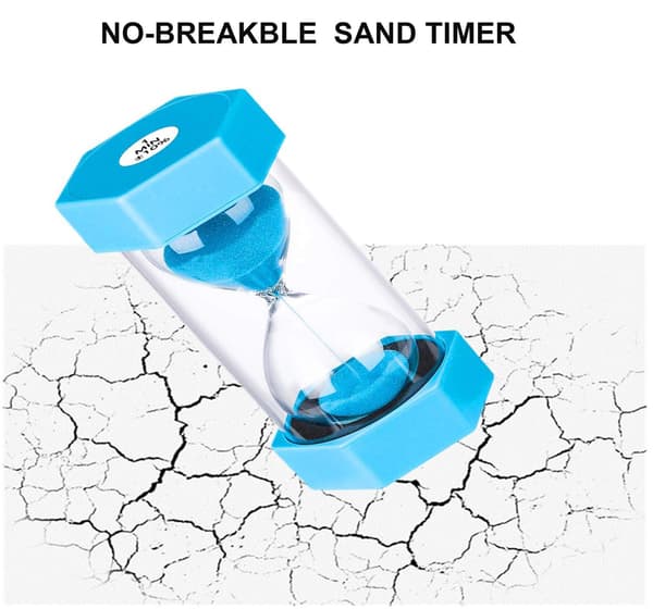 Stor 60 minuters sandtimer, okrossbar timglas-timer - Tidshanteringsverktyg för klassrum, matlagning, spel