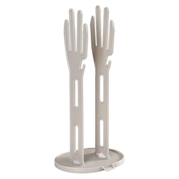 Special Storage Rack for Hand-shaped Household Gloves, Draining Glove Drying Rack, Detachable Glove Drying Rack with Suction Cup, Space-saving S A