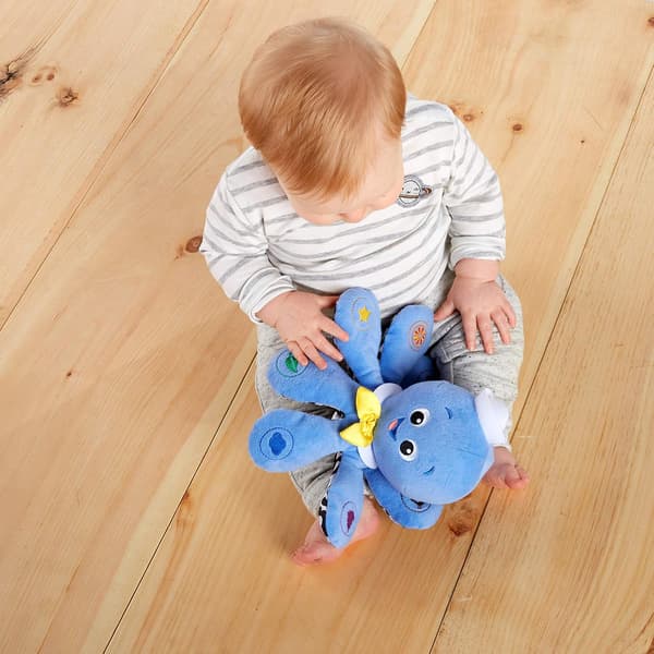Baby Einstein Octoplush Musical Cuddly Plush Toy, Teaches Colors in 3 Languages, Blue, 28 cm, From 3 Months