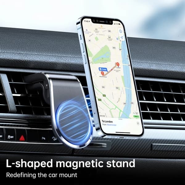 Magnetisk Mobilholder til Bil Ventilation Universal Sort Svart black