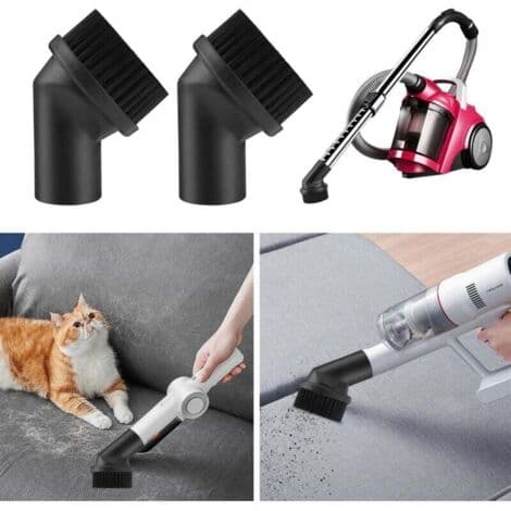 35 mm Dusting Brush - Premium Vacuum Cleaner Attachment Soft Synthetic Bristles for Delicate Surfaces Compatible with Vacuum Cleaners