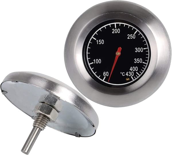 Rostfritt stål analog kötttermometer BBQ termometer utomhus rökning BBQ gasugn BBQ grill kött