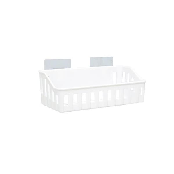 Badrumshylla Monterad Förvaringskorg Punch Organizer 1Set