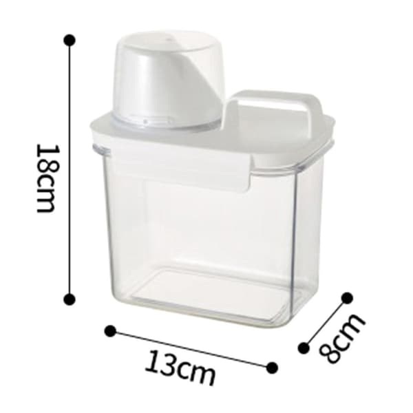 Matförvaringsbehållare med måttbägare Ris Snacks Socker Nötter Djurmat Förvaringslåda Spannmål Stora