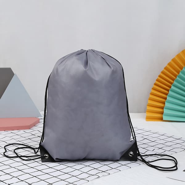 5-pak, 34 cm * 43 cm foldbar rejselaundrypose med snøre