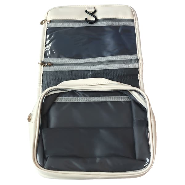 Hanging Toiletry Bag with Handle Beige Beige 212