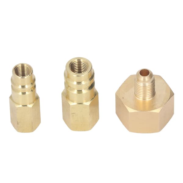High-Quality Copper Air Conditioning Adapter, Perfect for R134A Refrigeration Systems, Enhances HVAC Performance