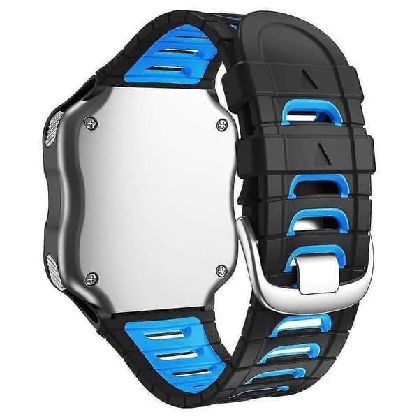 Sort og blåt erstatningsarmbånd med professionelt DualTone-design til Garmin Forerunner 920XT-rem