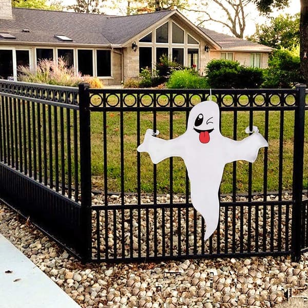 Halloween Ghost Hengende Utendørs Dekor - Vennlig Spøkelsesfest Su