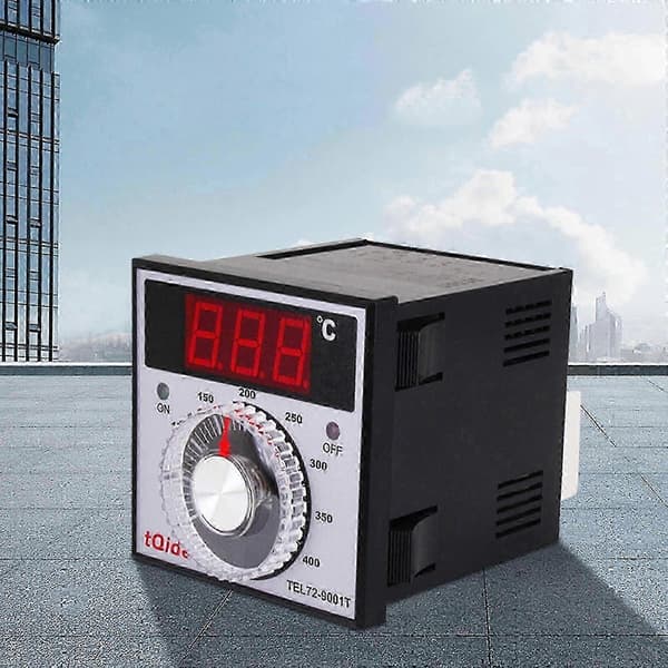 Digital Display PID Temperaturregulator Termostat Regulator AC 220v - 380v K Sensor Termoelement För Bakugn