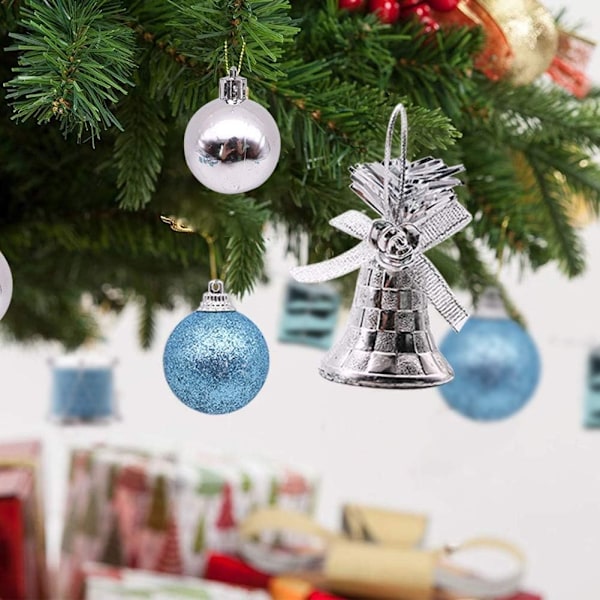 Julgransprydnadssats, 32 delar av minijulröda och guldkulor, julgransprydnad