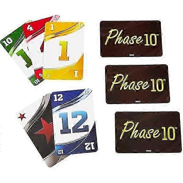 Spillekort Phase 10 sort æske-F0
