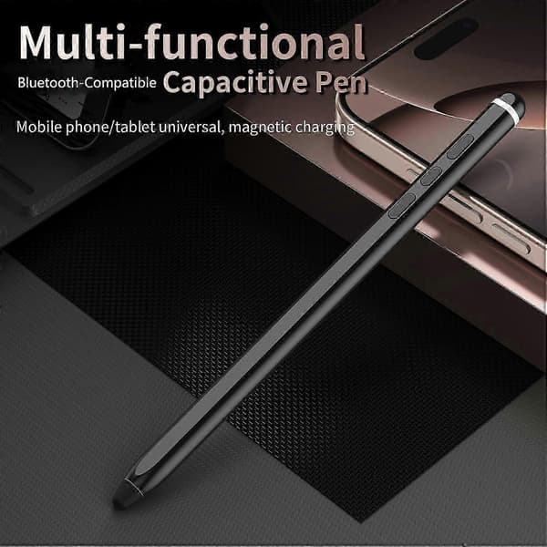 Til Galaxy Z Fold7 5G Kapacitiv Pen Bluetooth-kompatibel Digital Præcisionsinput Skrivepen Sort
