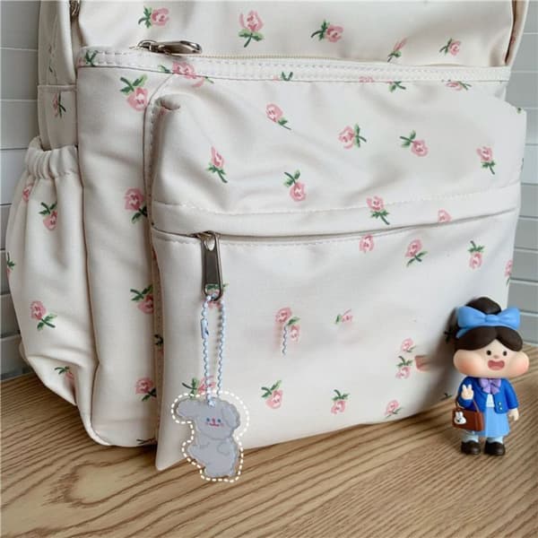 Printed Backpack School Bag Girl with Large Capacity Cool Student Backpack
