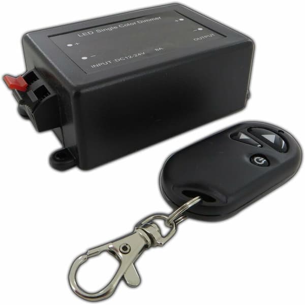 12V Trådløs LED-dimmer med fjernkontroll for dimbare LED-lamper
