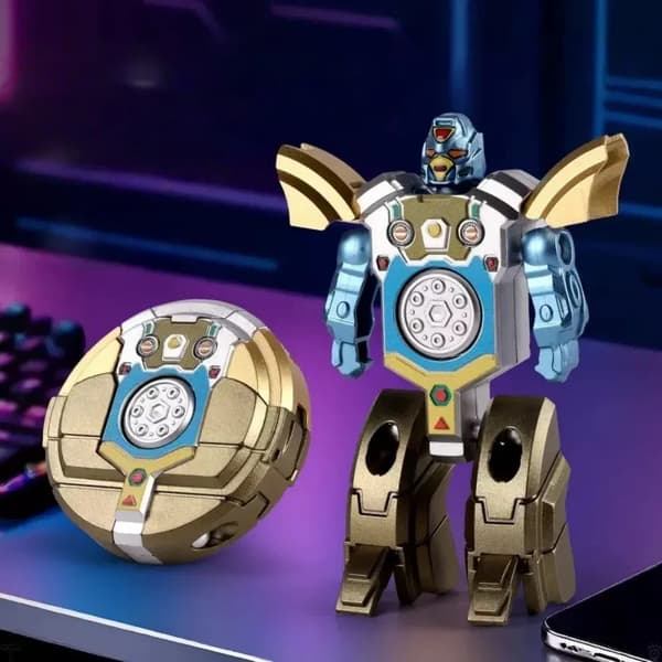 Ny 360° Roterande Boll Deformationsrobot Fingertoppsgyro Dekompression Leksak, Anti-kompression Sensoriska Leksaker för Vuxna, Barnpresenter