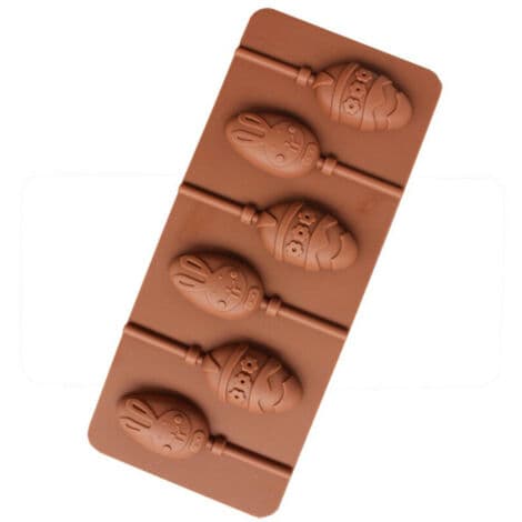 Silikonform för påskägg och kanin Chokladform Klubbaform, Solig