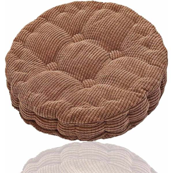 Rund kudde stolsdyna, hängande stolsdyna mjuk sitsdyna, bekväm sits 45 * 45cm