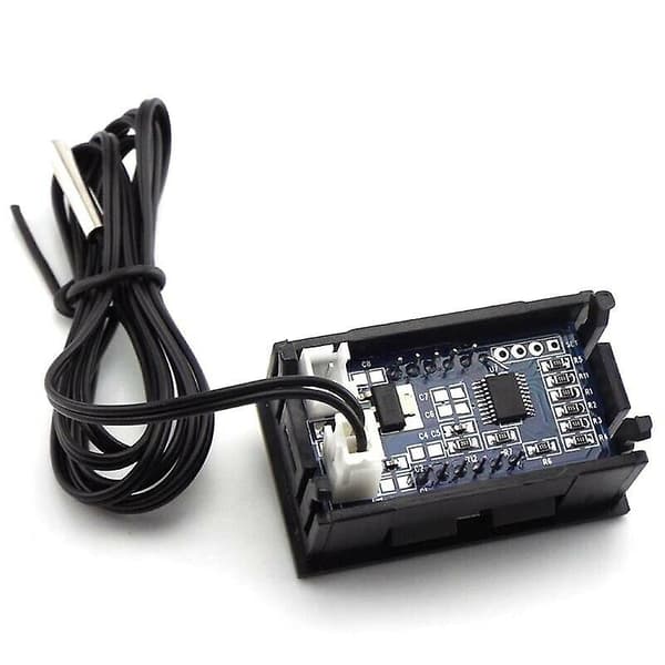 DC 12V LED Digital Termometer -50- 110 Celsius Bilmätare Temperatur Fordon