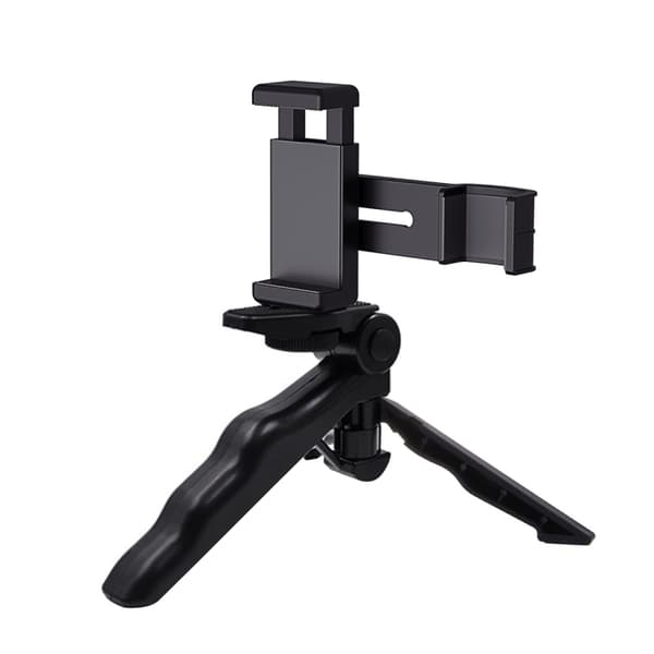 Smartphone Fixeringsklämma 1/4 tums Hållare Fäste + Grepp Fällbart Stativfäste Kit för DJI OSMO Pocket / Pocket 2