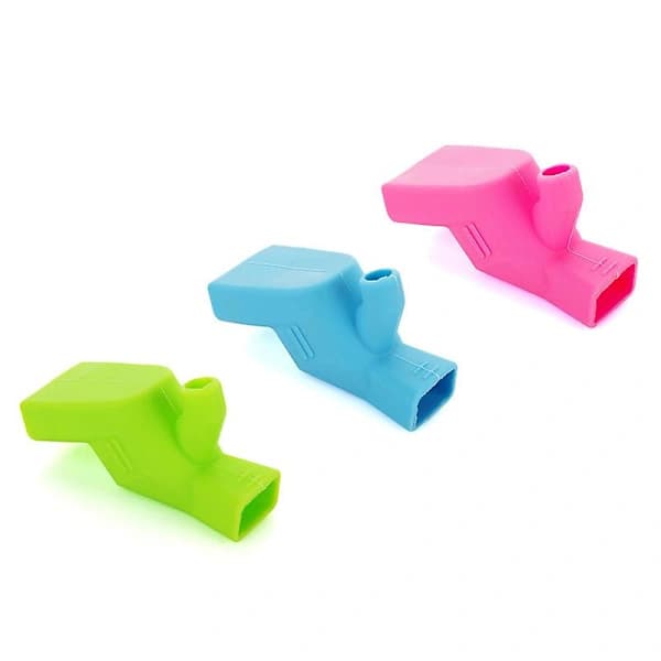 3-pack babykranförlängare silikonkranstyrning diskbänksförlängare vattenkran