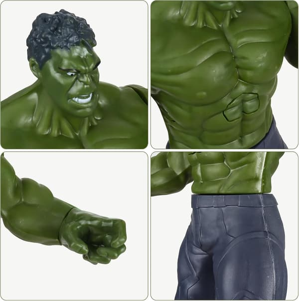 Hulk-figur, Hulk Marvel Ultimate Titan Hero Series, Marvel Avengers Actionfigur 30 cm Titan