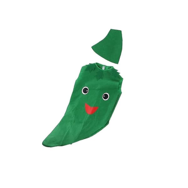Fruktkostyme for barn - Festlig og fargerik drakt Green pepper