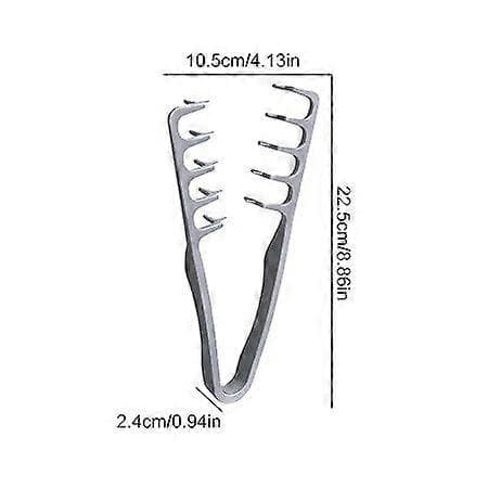 Texture Comb, 2-pack Wide Tooth Combs, Curl Combs for Voluminous Hair, Hair Root Lifting Tool for More Volume and Care Accessories, gray