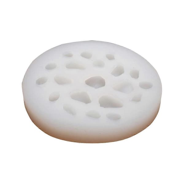 1 st Sten Silikonform DIY Stenform Oregelbunden Handstenstillverkningsform Dekor