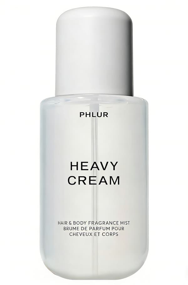 PHLUR Heavy Cream Hår- og Kropsduftmist til kvinder, Sød Cremet Kropsspray, Let Daglig Duft til Hår og Krop, 240 ml