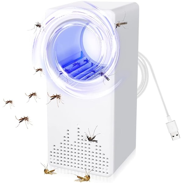 Myggdödande lampa för inomhusbruk, UV-insektsskyddande lampa Elektrisk flugdödare med USB, Bug Zapper