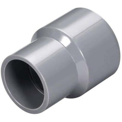 40 mm x 20 PVC-avloppskoppling – Grå rörförminskare 2-pack Slagtålig Enkel liminstallation