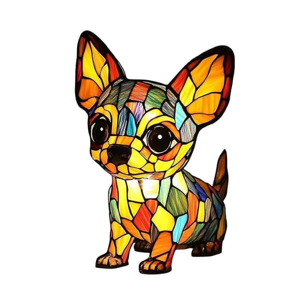 Hundserie Kunst Nattlampe LED-Lys Ornament - Perfekt A