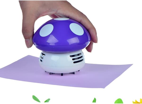 Mini-bord/skrivbord/push/bil-dammsugare (lila)