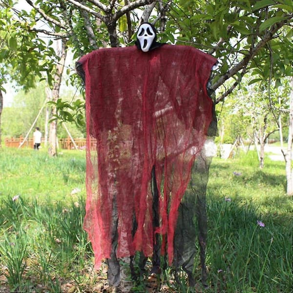 Halloween Skull Gauze Hanging Ghost Decoration