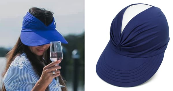 Solskærm / åben solhat Mørkeblå DarkBlue 71