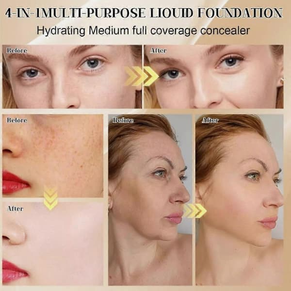 PrimeSkin CC+ Cream - Flydende Foundation, Foundation Makeup, 1,8 fl oz/30ml Cocoa Color