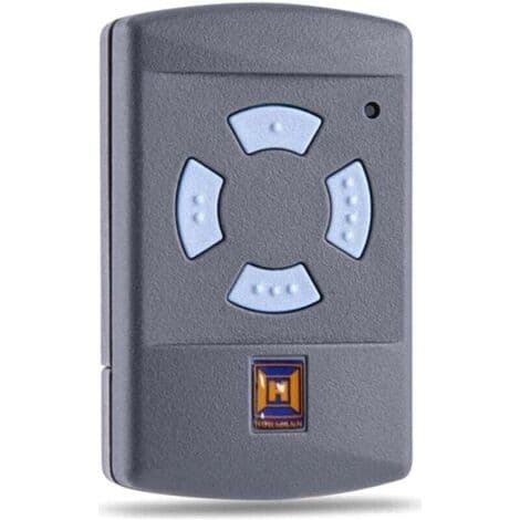 HSM4 868 MHz garage door remote control, replacement for Hörmann HSM 4 hand transmitter, 868.3 MHz, 4 buttons, 30 m range, with battery