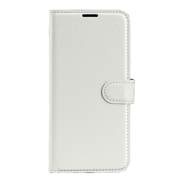 Etui til Samsung Galaxy S25 FE Litchi Tekstur Støtsikkert Skinn Lommeboketui Blå
