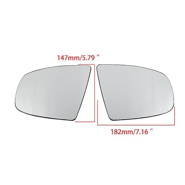 Höger sidospegel Uppvärmd och justerbar sidospegel Kompatibel med X5 E70 2007-2013 X6 E71 E72 2