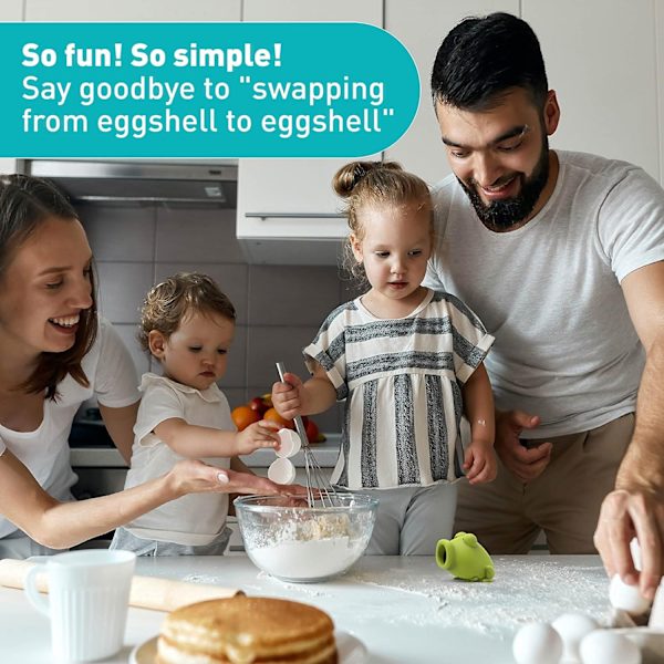 2025 Lämplig Äggseparator Gula Groda Silikon Grön Groda Separation Gula Gula Separator