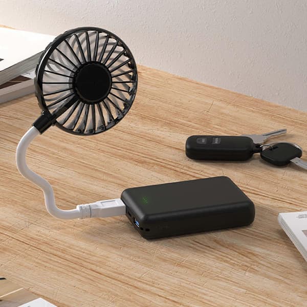 3x Portabel USB-fläkt med anpassningsbara kylfunktioner