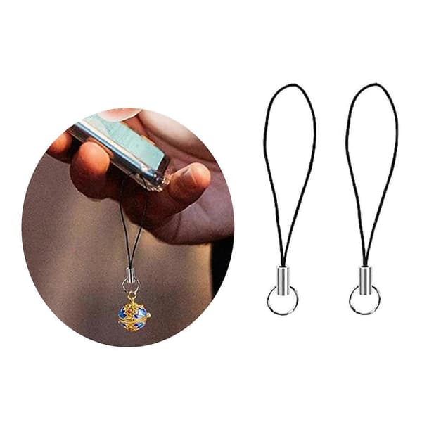 100-pack Phone Strap Durable Charm Cord DIY Phone Lanyard Elastic DIY Phone Ropes for Mobile USB Flash Drive MP3 A