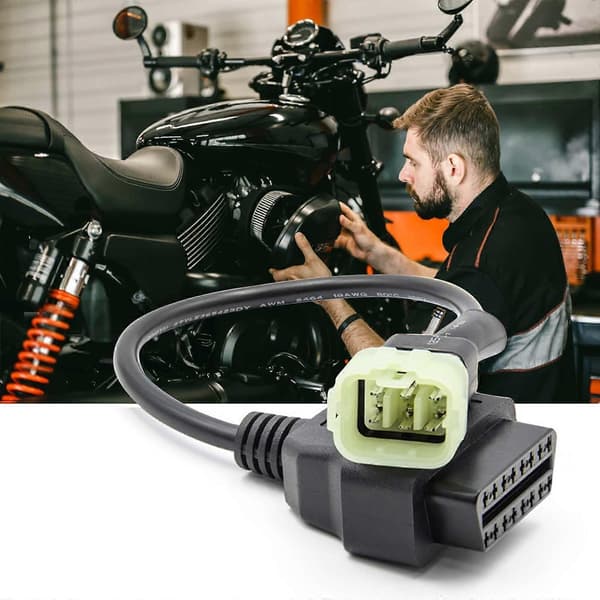 Motorcycle Diagnostic Conversion Cable 6-pin to 16-PIN for KTM