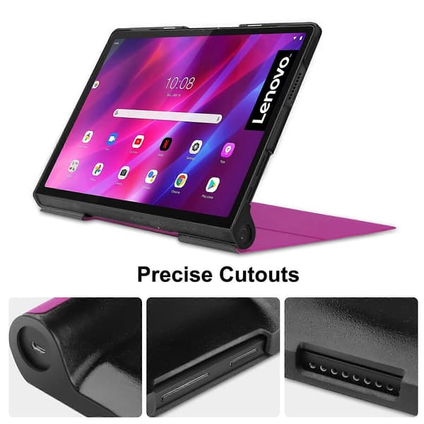 For Lenovo Yoga Tab 11 / YT-J706X Custer Texture Horizontal Flip PU Leather Case with Holder & Sleep / Wake-up Function