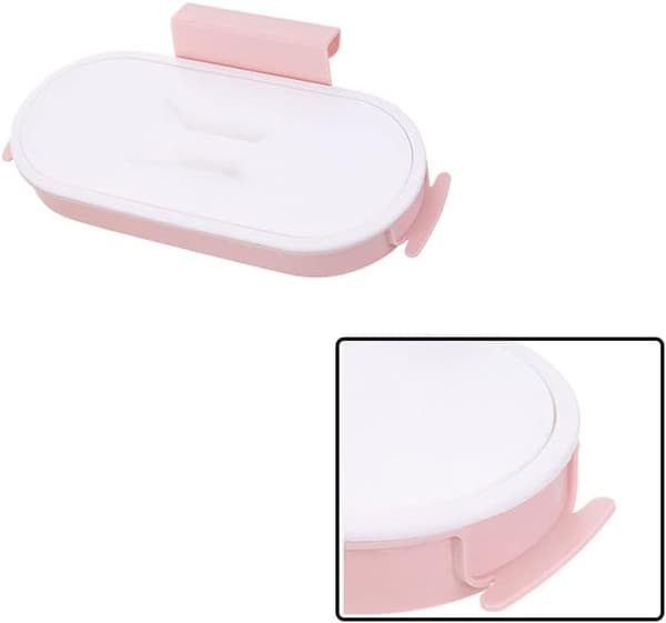 2-pack soptunnor med lock för köksskåp, hängande soptunnor