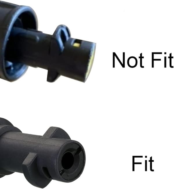 Adapter för högtryckstvättpistol, 1/4'' snabbkoppling - Kompatibel med K2, K3,