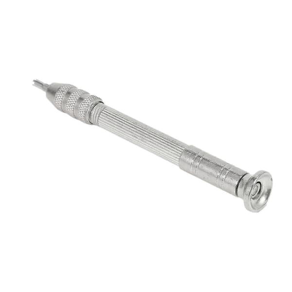 Precisionsskruvmejsel 4 klor 2,75 mm blad för klockreparation, metall silver