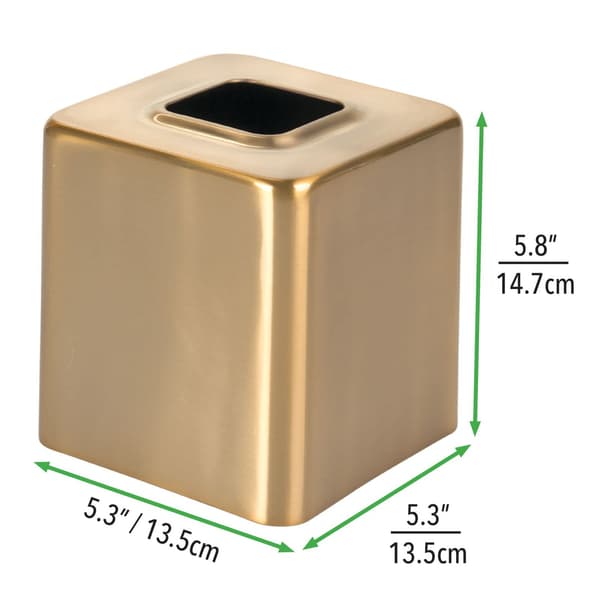 2025 Lämplig Metall Fyrkantig Tissue Box Modern Tissuehållare
