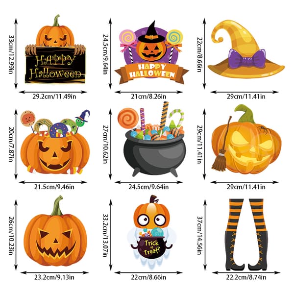 Halloween Dørhengende Dekorasjoner - Spøkelsesgresskar Modell, Hallowe